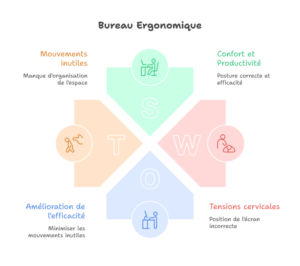 Quels sont les critères d’un bureau ergonomique 